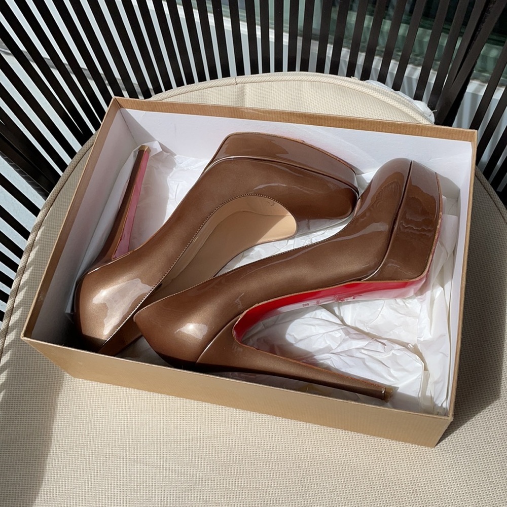 Bronze Louboutin Pumps - Picture 10 of 13